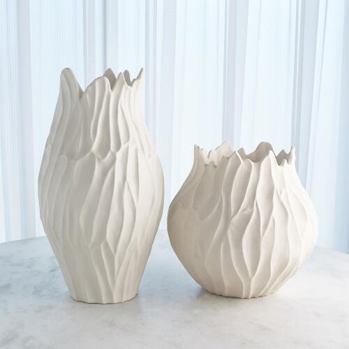 Bloom Vase-Matte White