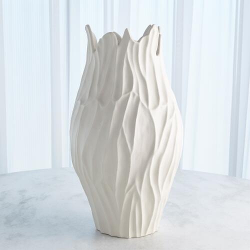 Bloom Vase-Matte White
