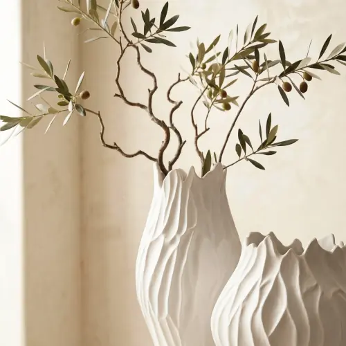 Bloom Vase Round-Matte White