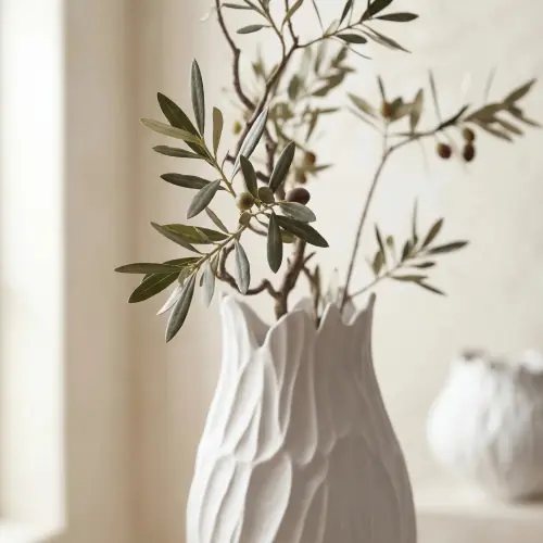 Bloom Vase Round-Matte White