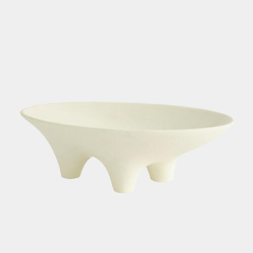 Opus Triple Leg Bowl-Ivory