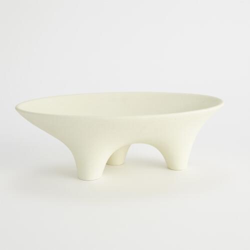 Opus Triple Leg Bowl-Ivory