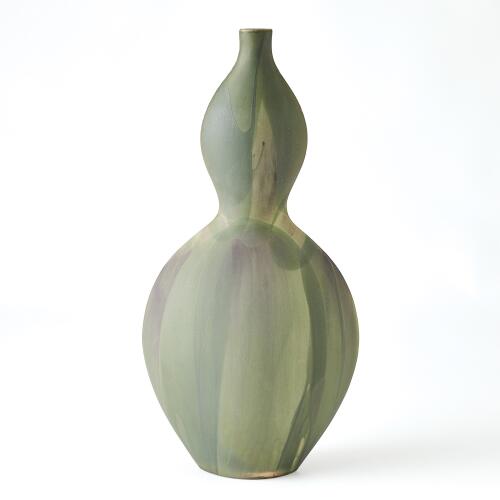 Helios Vase-Washed Green