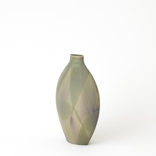 Helios Vase-Washed Green