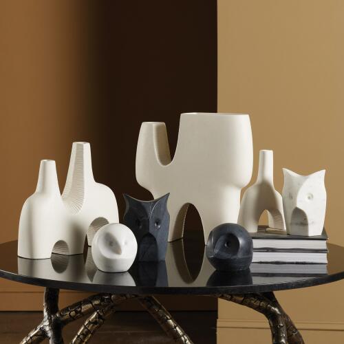 Cassel Vase-Matte White-Sm