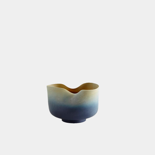 Indent Bowl-Gray/Yellow