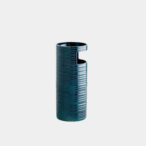 McFeely Cut Out Vase-Dark Blue