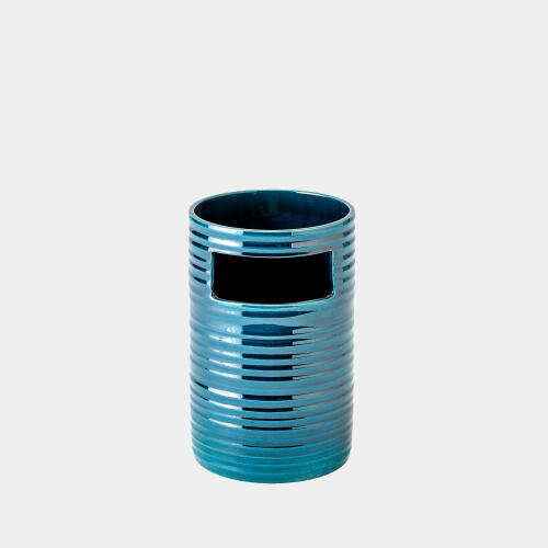 McFeely Cut Out Vase-Dark Blue