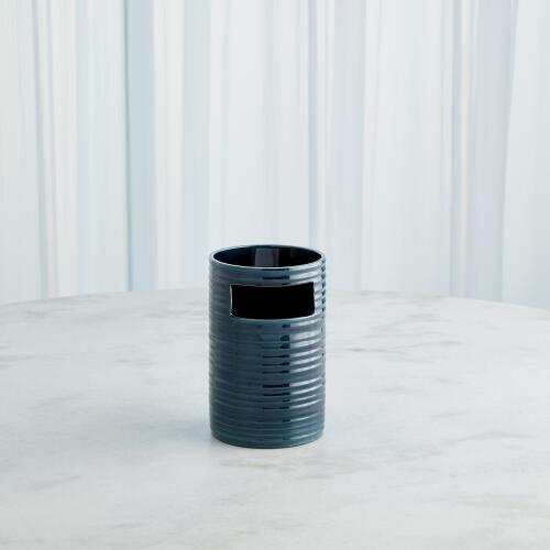 Cut Out Vase-Dark Blue