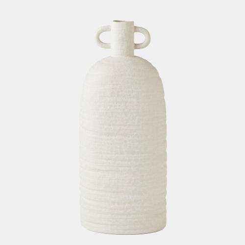 Sahara Vase-White-Lg