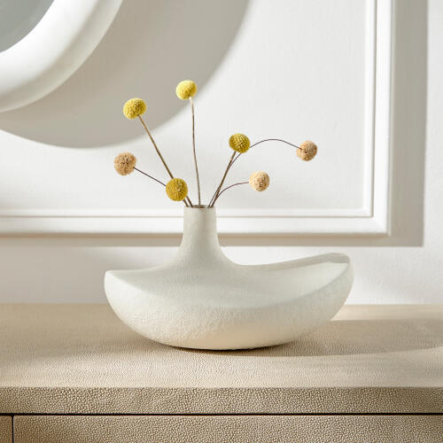 Solis Vase-White