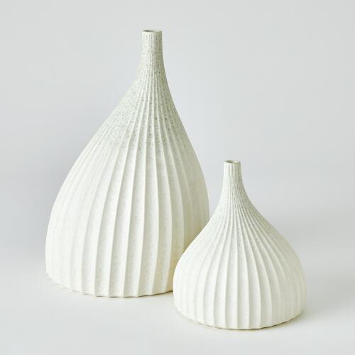 Dewdrop Vase-White
