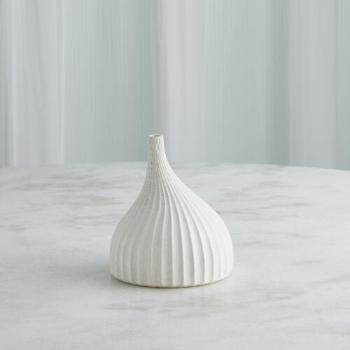 Dewdrop Vase-White