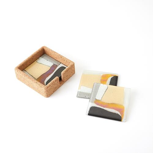 Cashmere Glass Coaster