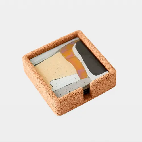Cashmere Glass Coaster