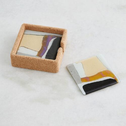 Cashmere Glass Coaster