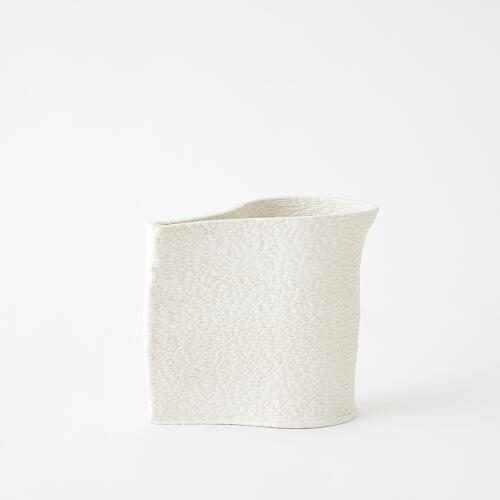 Windy Vase-Matte White