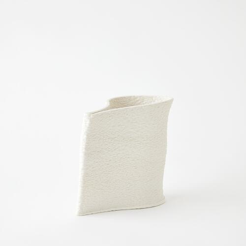 Windy Vase-Matte White