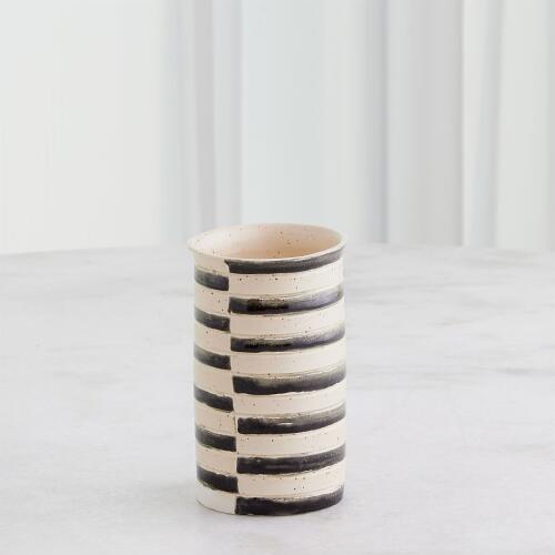 Jail Break Cylindrical Vase-Lg