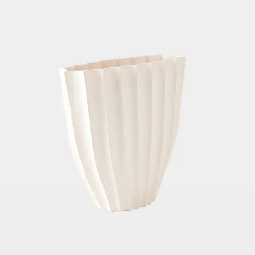 Cactus Vase-Off-White