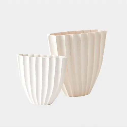 Cactus Vase-Off-White