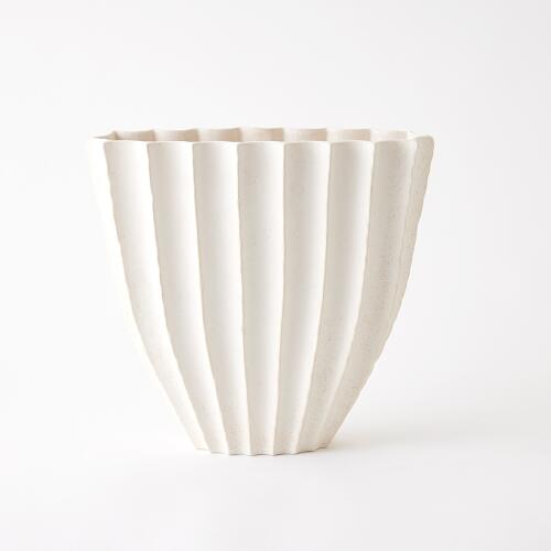 Cactus Vase-Off-White