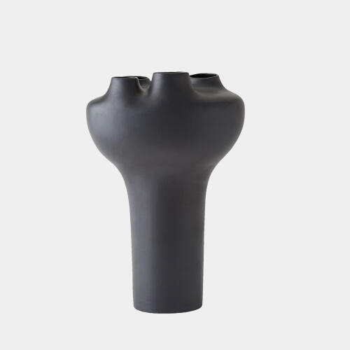 Geyser Vase-Black