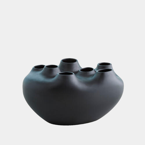 Geyser Vase-Black