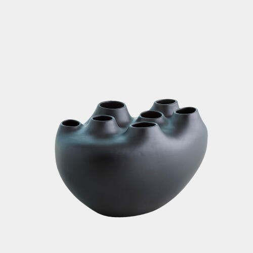 Geyser Vase-Black