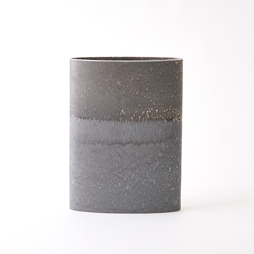 Tuba Vase-Reactive Grey