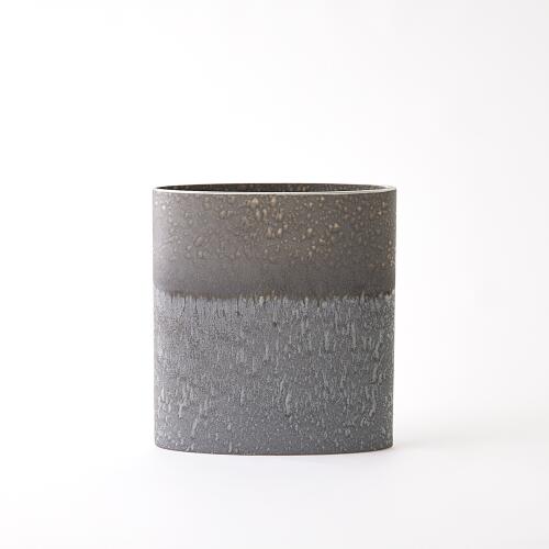 Tuba Vase-Reactive Grey