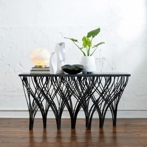 Willow Vase-White-Med