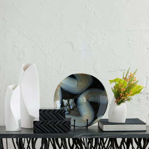 Willow Vase-White-Sm