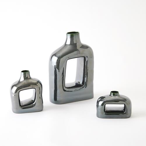 Porto Vase-Reactive Silver