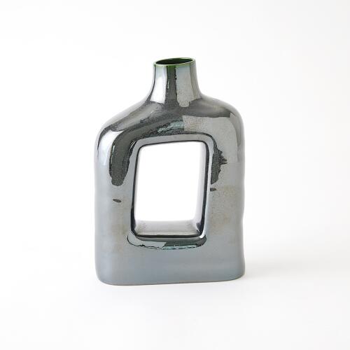 Porto Vase-Reactive Silver