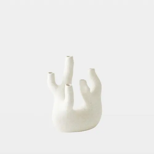 Creation Vase-Reactive White