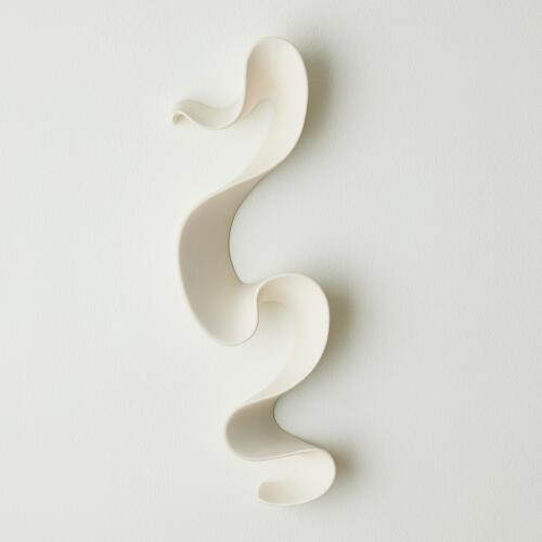 Tempest Wall Ribbon-White
