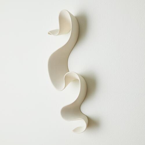Tempest Wall Ribbon-White