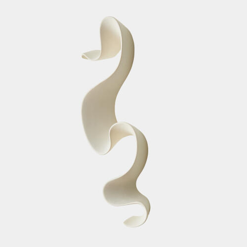 Tempest Wall Ribbon-White