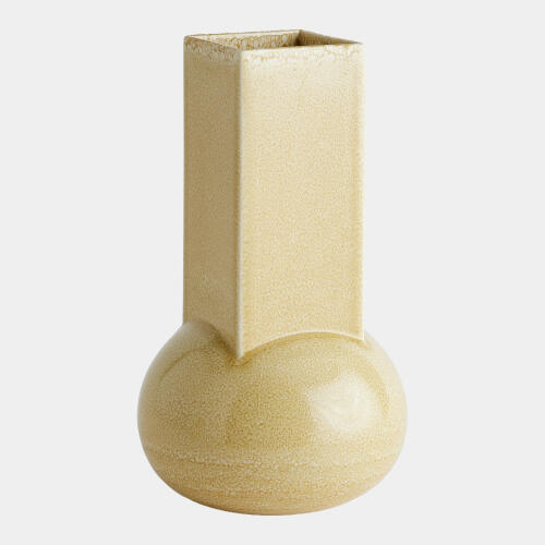 Crocus Vase-Reactive Mustard