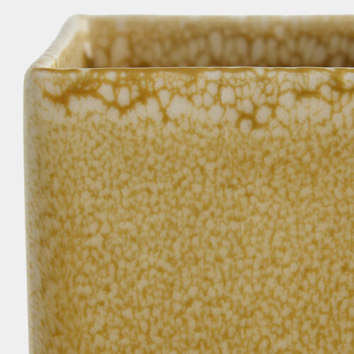 Crocus Vase-Reactive Mustard