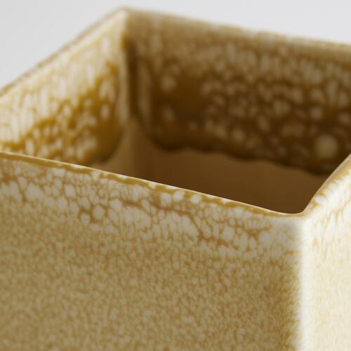 Crocus Vase-Reactive Mustard