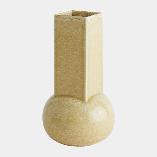 Crocus Vase-Reactive Mustard