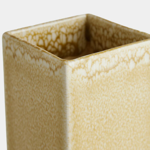 Crocus Vase-Reactive Mustard