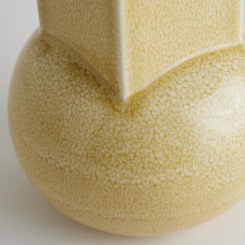 Crocus Vase-Reactive Mustard