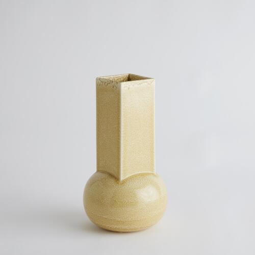 Crocus Vase-Reactive Mustard