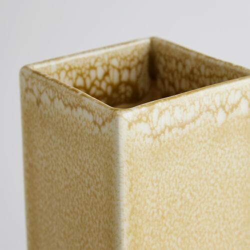 Crocus Vase-Reactive Mustard