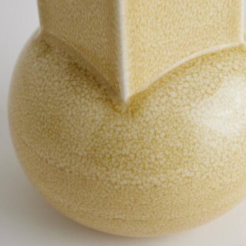 Crocus Vase-Reactive Mustard