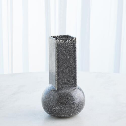 Crocus Vase-Reactive Black