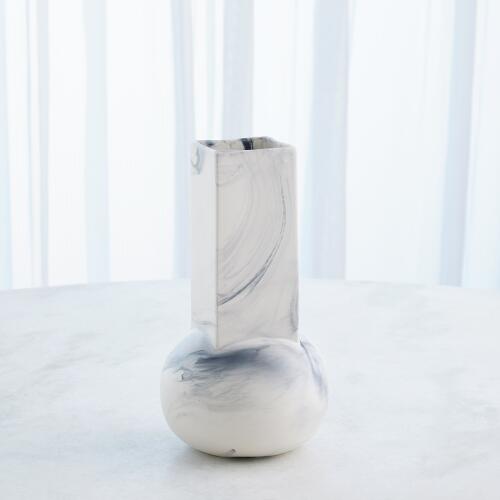 Crocus Vase-Blue Marble